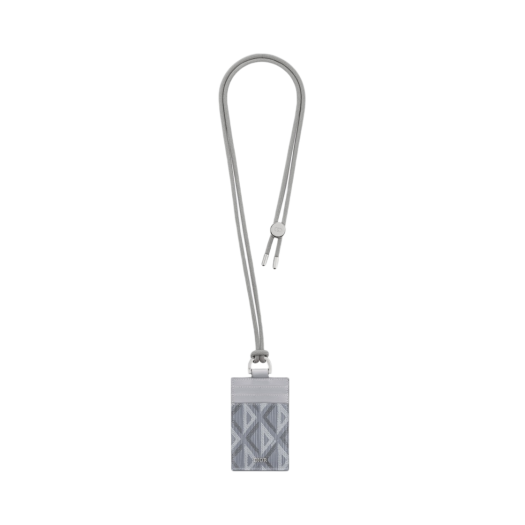 Dior D Touch Vertical Card Holder Dior Gray CD Diamond Canvas