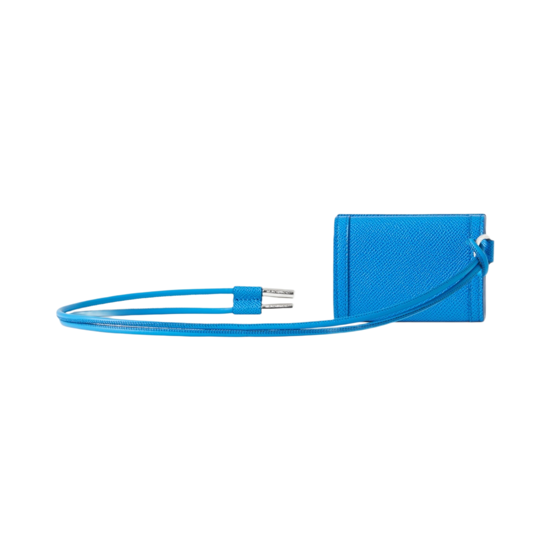 버버리 그레이니 레더 TB 카드 케이스 랜야드 비비드 블루(Burberry Grainy Leather TB Card Case Lanyard Vivid Blue) - 2