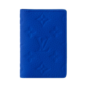 Louis Vuitton Pocket Oragnizer Taurillon Monogram Bleu