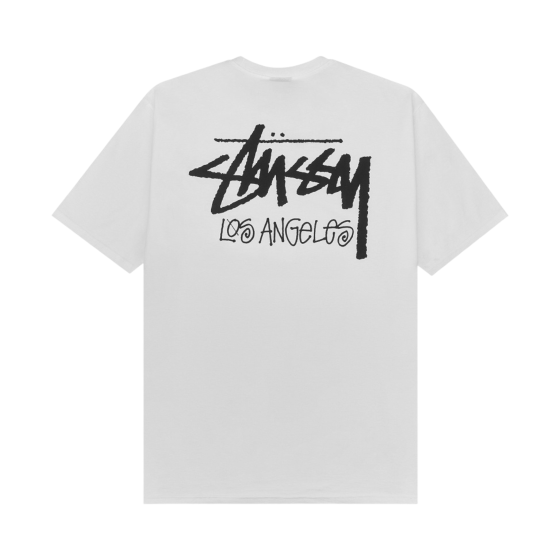 스투시 스탁 로스앤젤레스 티셔츠 화이트(Stussy Stock Los Angeles T-shirt White)