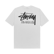 Stussy Stock Los Angeles T-shirt White