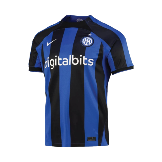 Nike Inter Milan 2022/23 Stadium Home Dri-Fit Jersey Lyon Blue Black (Non Marking Ver.)