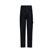 Stone Island 307F1 Ghost Piece O-Ventile Cargo Trousers Navy Blue - 23FW