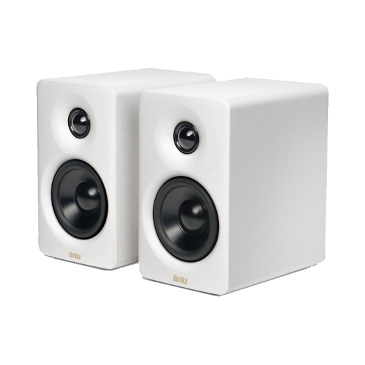 BR-Monitor6_WH Britz BR-Monitor6 Bluetooth Studio Monitor Speaker White