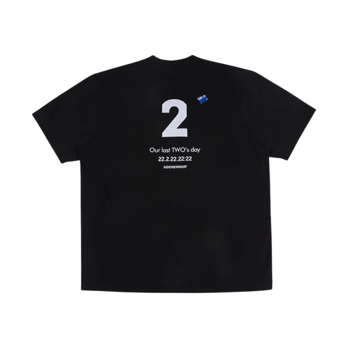 아더에러 투스데이 티셔츠 느와르(Ader Error Two's Day T-Shirt Noir) - 2
