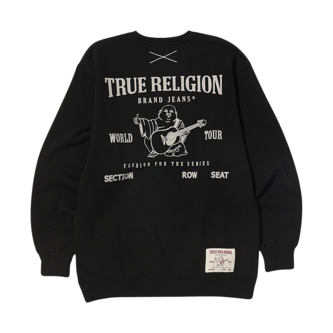 TR23FWCR03UBK True Religion Origin Logo Crew Neck Black