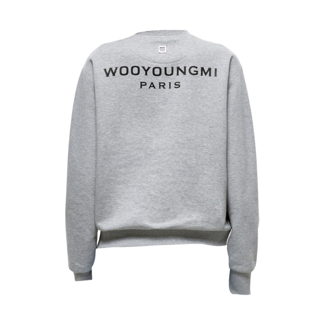 M233TS27713G (W) Wooyoungmi Back Logo Sweatshirt Grey - 23FW