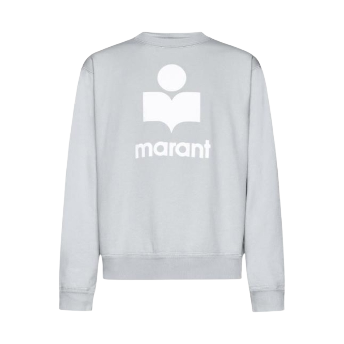 SW0029HA-B1M18H-LUEC Isabel Marant Mikoy Logo Cotton Sweatshirt Blue Grey - 24SS