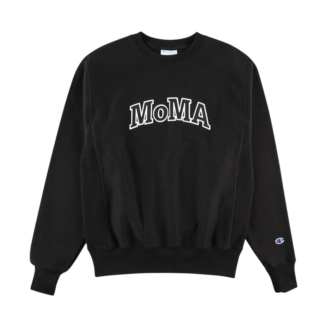 - Champion x MoMA Crewneck Sweatshirt Black