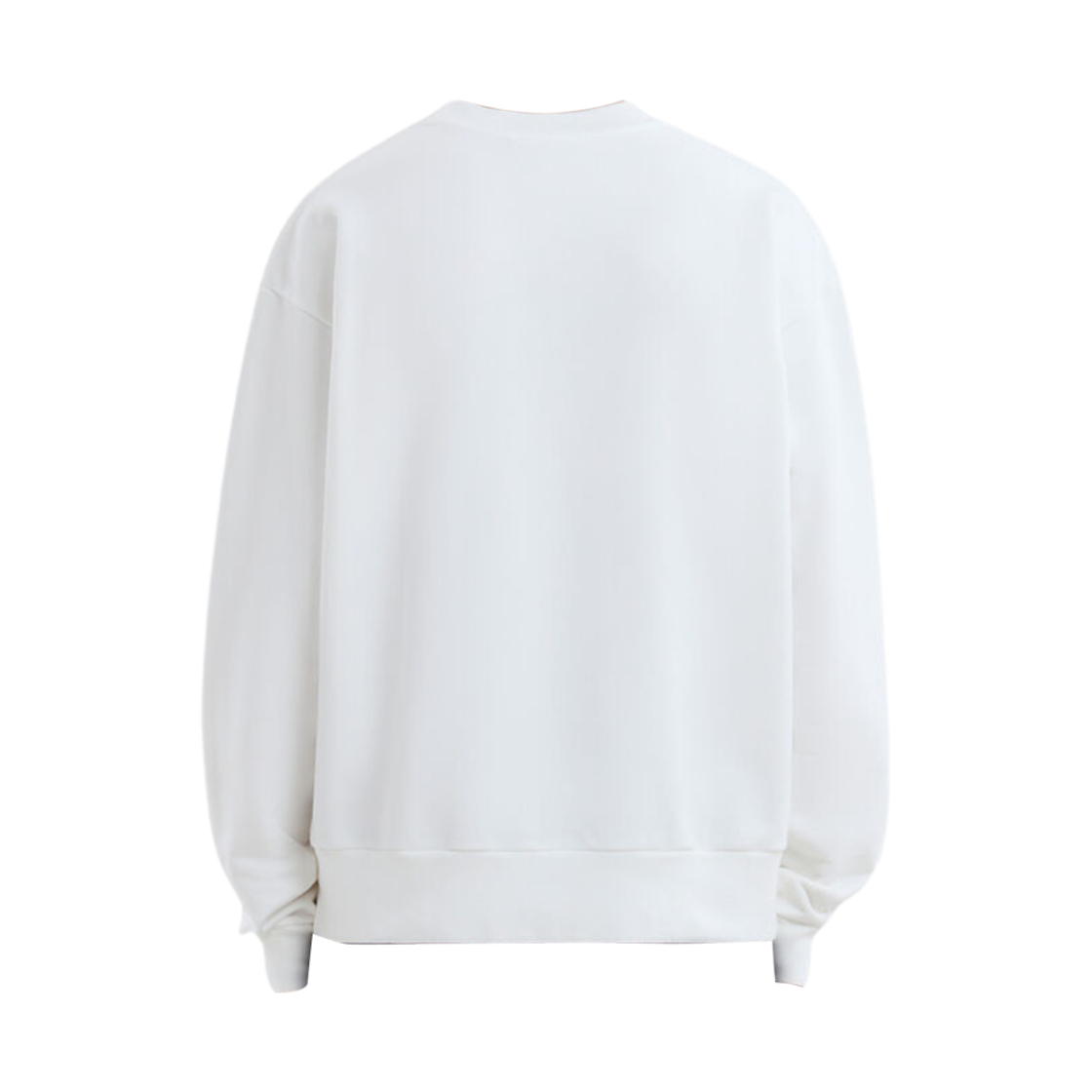 마르니 링클 로고 오가닉 코튼 스웨트셔츠 내츄럴 화이트(Marni Wrinkle Logo Organic Cotton Sweatshirt Natural White) - 2