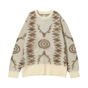 South2 West8 Loose Fit Sweater S2W8 Native Off White