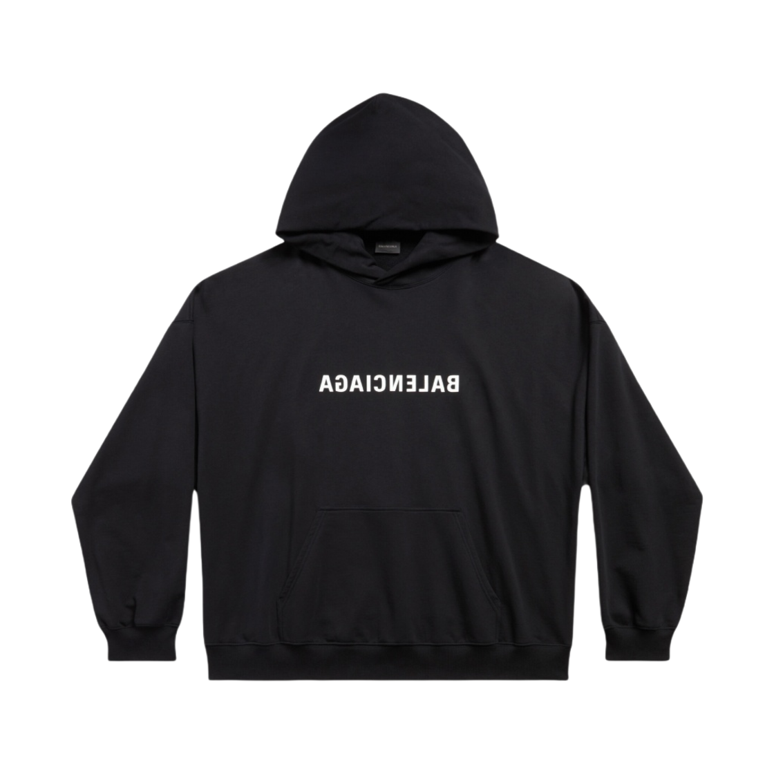 발렌시아가 미러 발렌시아가 후드 오버사이즈 블랙(Balenciaga Mirror Balenciaga Hoodie Oversized Black) - 1