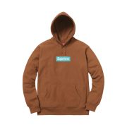 Supreme Box Logo Hooded Sweatshirt Rust - 17FW