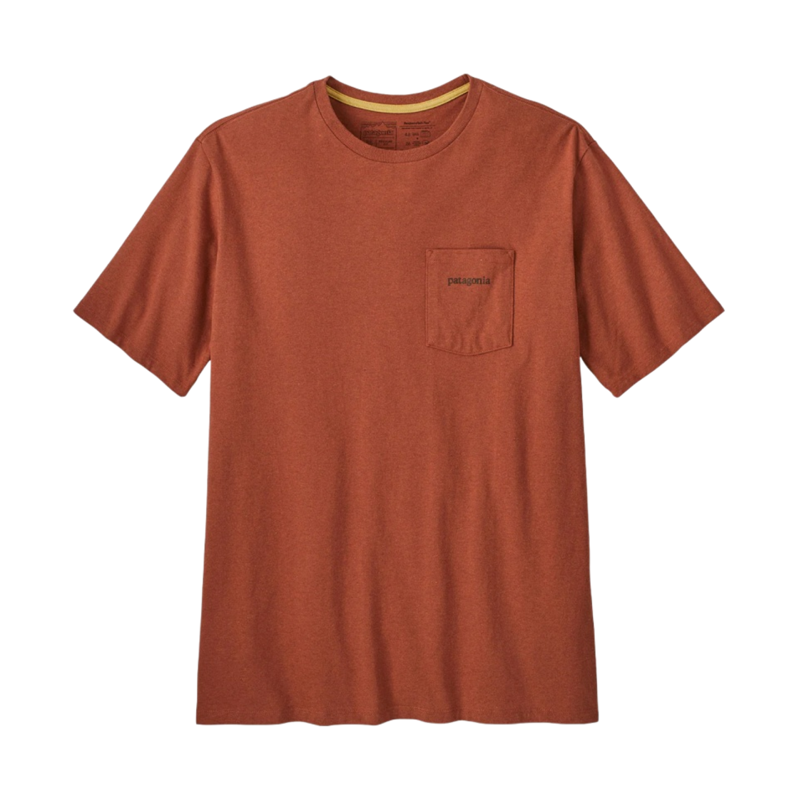 파타고니아 라인 로고 릿지 포켓 리스폰시빌리티 쿼츠 코랄(Patagonia Line Logo Ridge Pocket Responsibili-Tee Quartz Coral) - 2