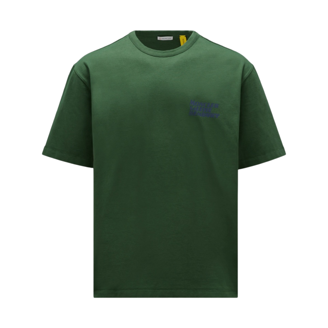 몽클레르 x 살레헤 벰버리 로고 티셔츠 다크 그린(Moncler x Salehe Bembury Logo T-shirt Dark Green) - 1