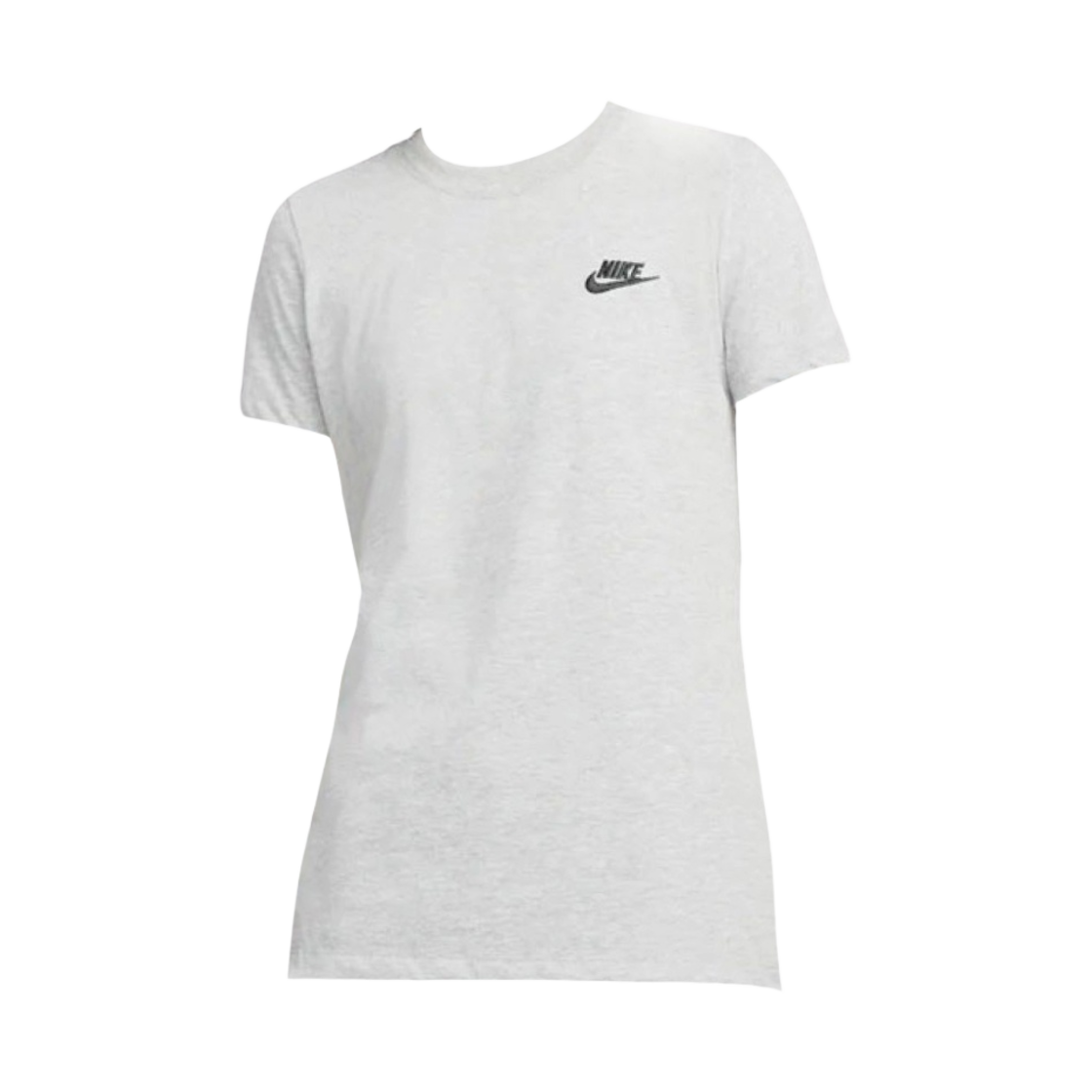 (W) 나이키 NSW 클럽 티셔츠 다크 그레이 헤더 - US/EU((W) Nike NSW Club T-Shirt Dark Grey Heather - US/EU) - 1