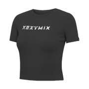 (W) Xexymix Heva Crop Top Black