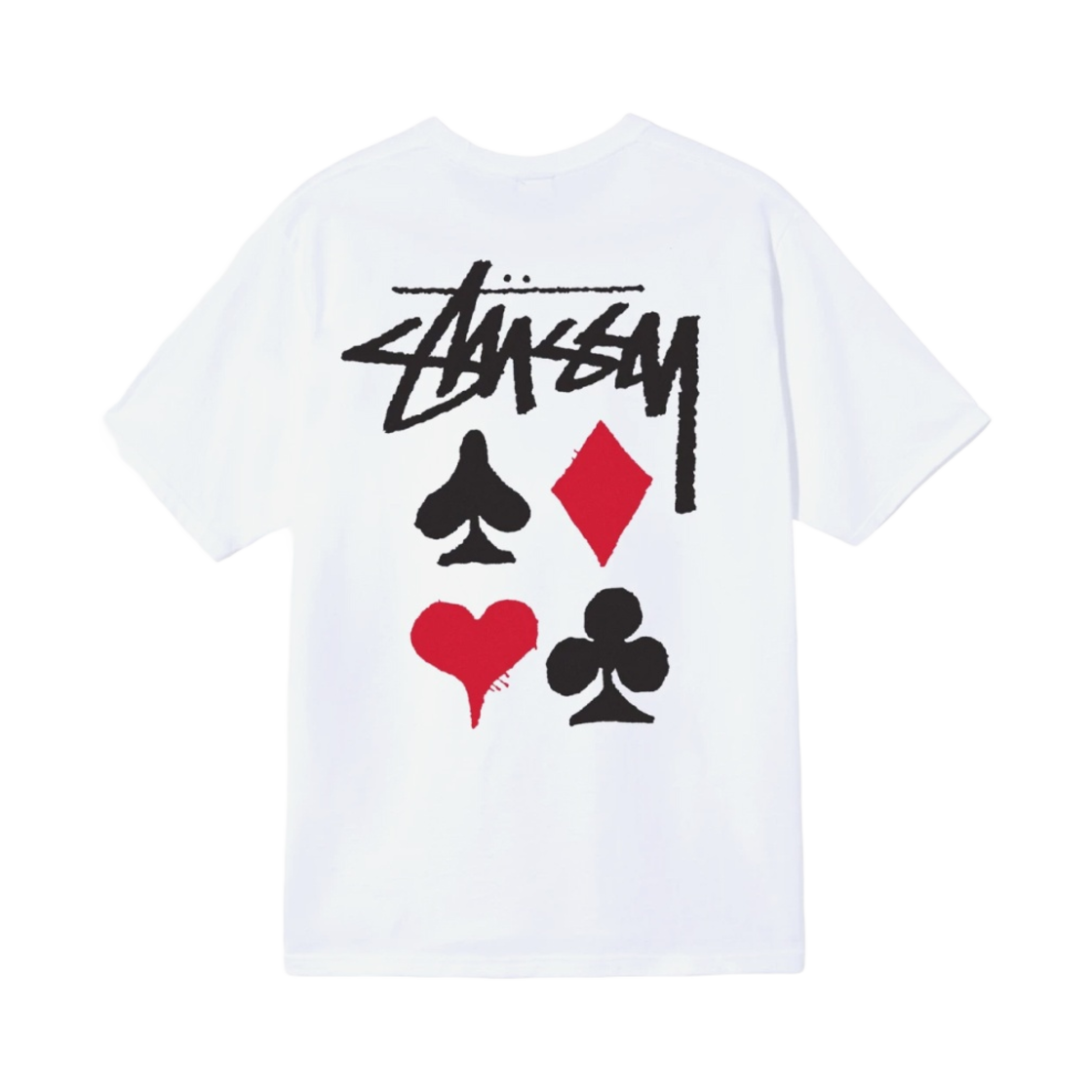 스투시 풀 덱 2 티셔츠 화이트