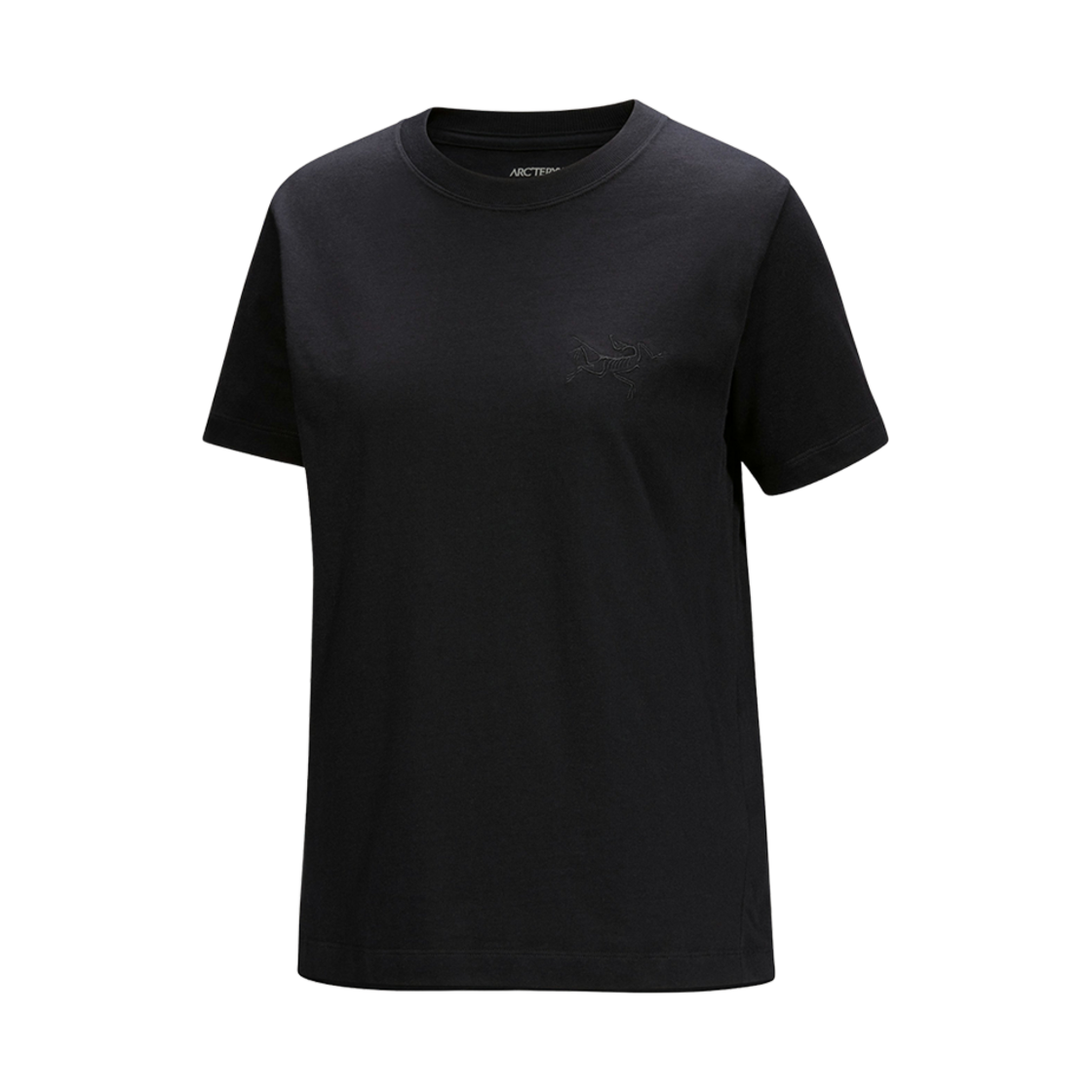8468 (W) Arc'teryx Kragg Cotton Little Bird Crew SS T-Shirt Black