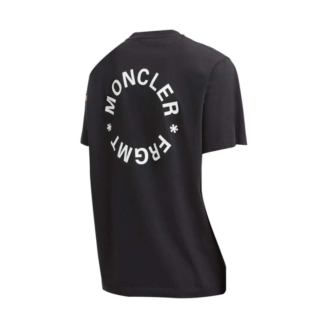 몽클레르 x 프라그먼트 맥시 로고 코튼 티셔츠 블랙 - 25SS(Moncler x Fragment Maxi Logo Cotton T-Shirt Black - 25SS) - 2