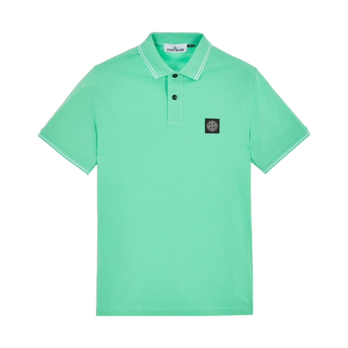 스톤 아일랜드 22S18 폴로 셔츠 라이트 그린(Stone Island 22S18 Polo Shirt Light Green) - 1