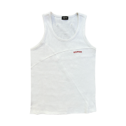 PACOSPLY Podge Logo Tank Top White