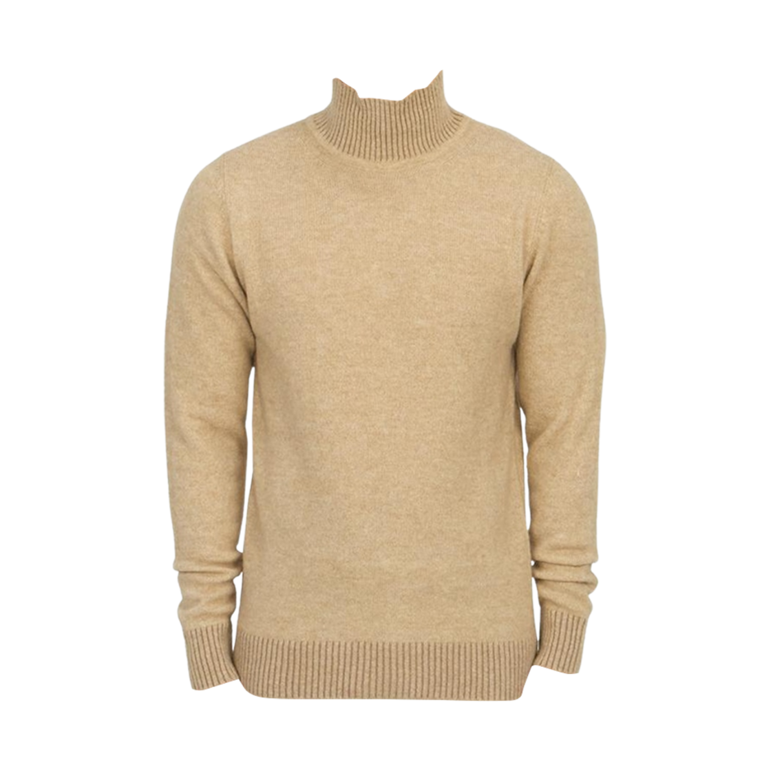 라르디니 터틀넥 니트 베이지 브라운(Lardini Turtleneck Knit Beige Brown)