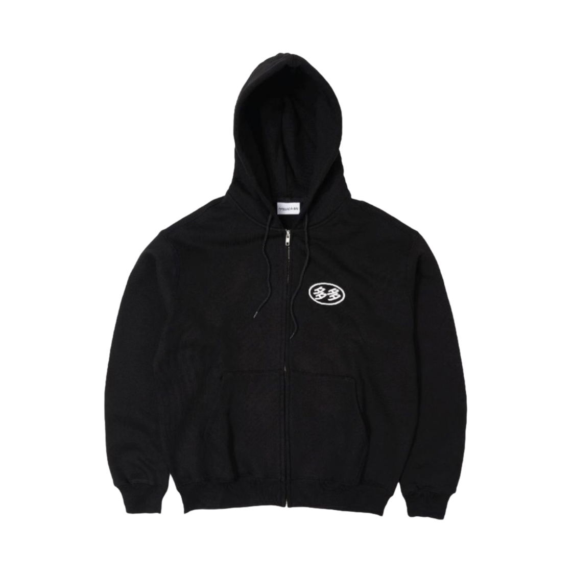 다다 로고 후드 집업 블랙(Dada Logo Hoodie Zip-Up Black)