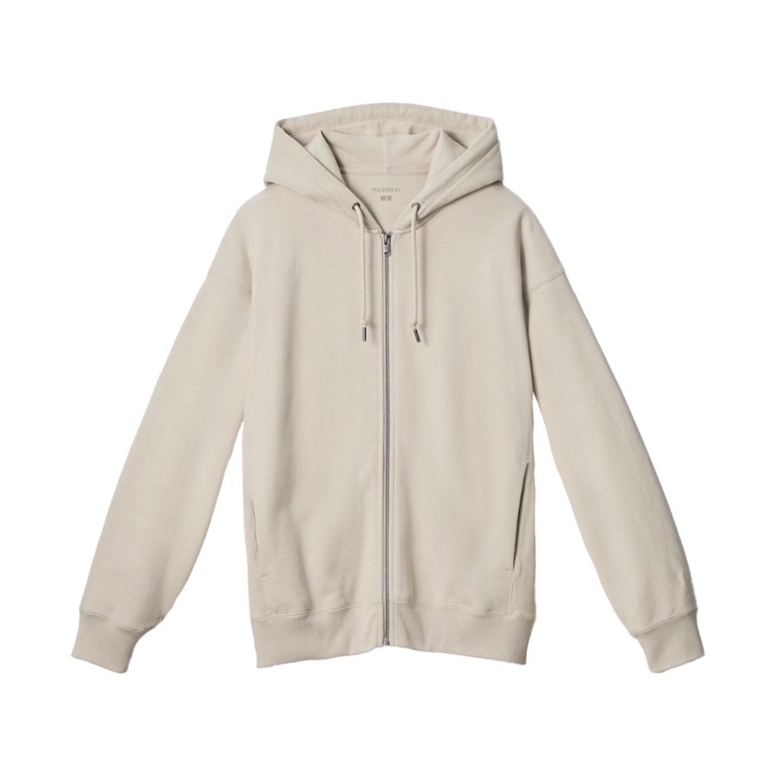유니클로 x JW 앤더슨 스웨트 오버사이즈 풀집 파카 베이지 - KR(Uniqlo x JW Anderson Sweat Oversized Full Zip Parka Beige - KR)
