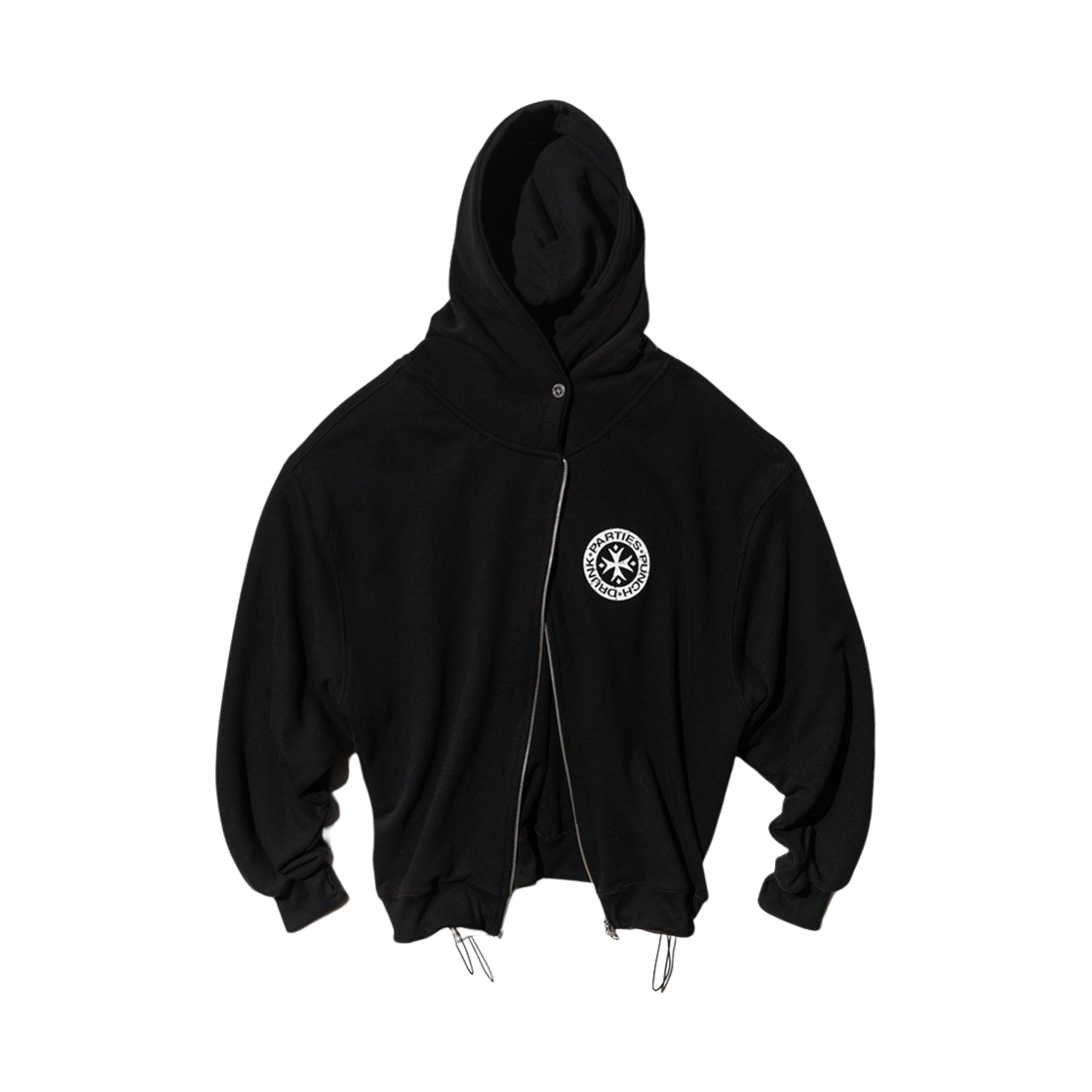 [Punch Drunk Parties]Logo Longsleeve Black★韓国大人気 펀치드렁크파티즈(PUNCH DRUNK PARTIES) Logo Work Jacket
