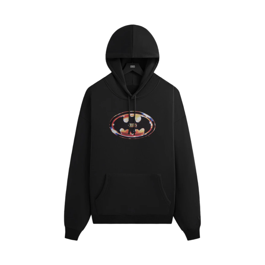키스 x 배트맨 로고 빈티지 넬슨 후드 블랙(Kith x Batman Logo Vintage Nelson Hoodie Black)