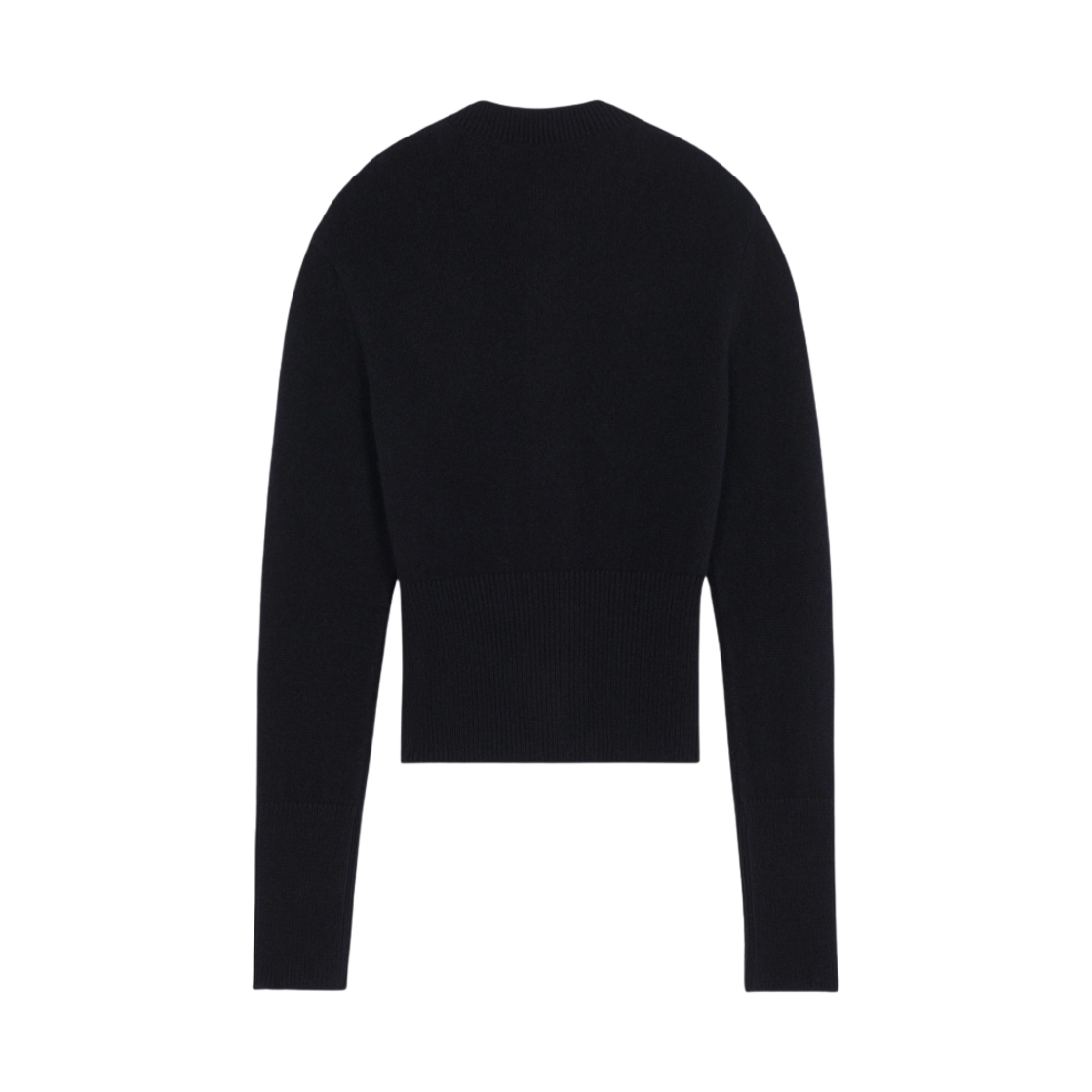 (W) 메종 키츠네 베이비 폭스 패치 라운드넥 피티드 가디건 네이비((W) Maison Kitsune Baby Fox Patch R-Neck Fitted Cardigan Navy) - 2