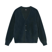 Stussy Shaggy Cardigan Dark Green