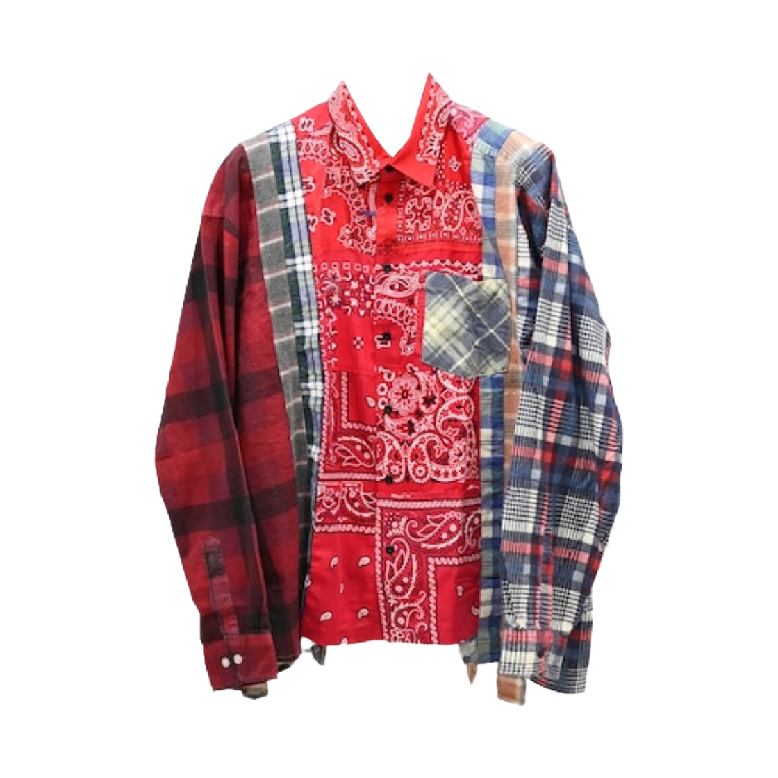 니들스 x 미야기히데타카 7 컷 와이드 셔츠 멀티