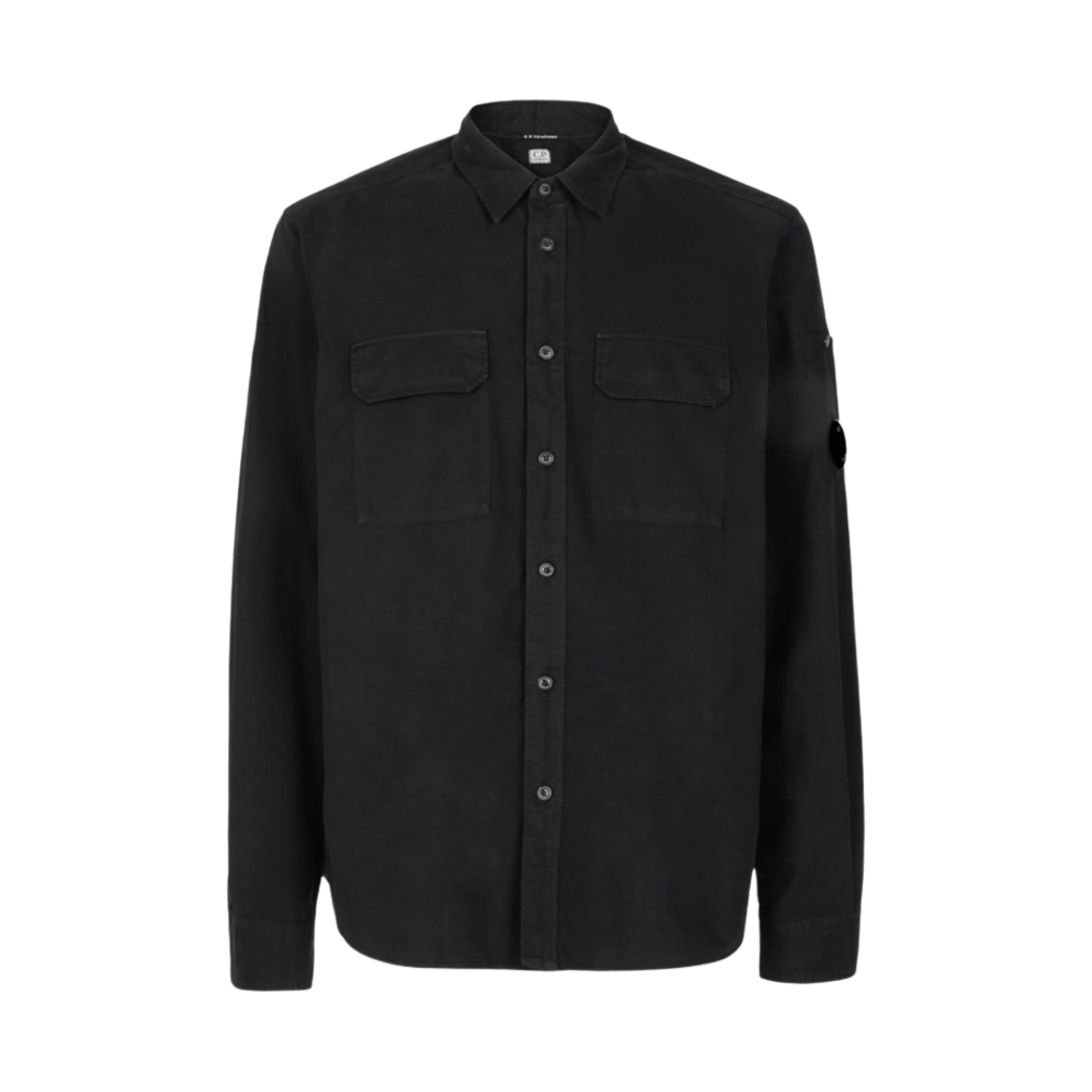 C.P. 컴퍼니 개버딘 버튼 셔츠 블랙 - 22FW(C.P. Company Gabardine Buttoned Shirt Black - 22FW) - 1