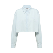 (W) Miu Miu Denim Shirt Light Blue