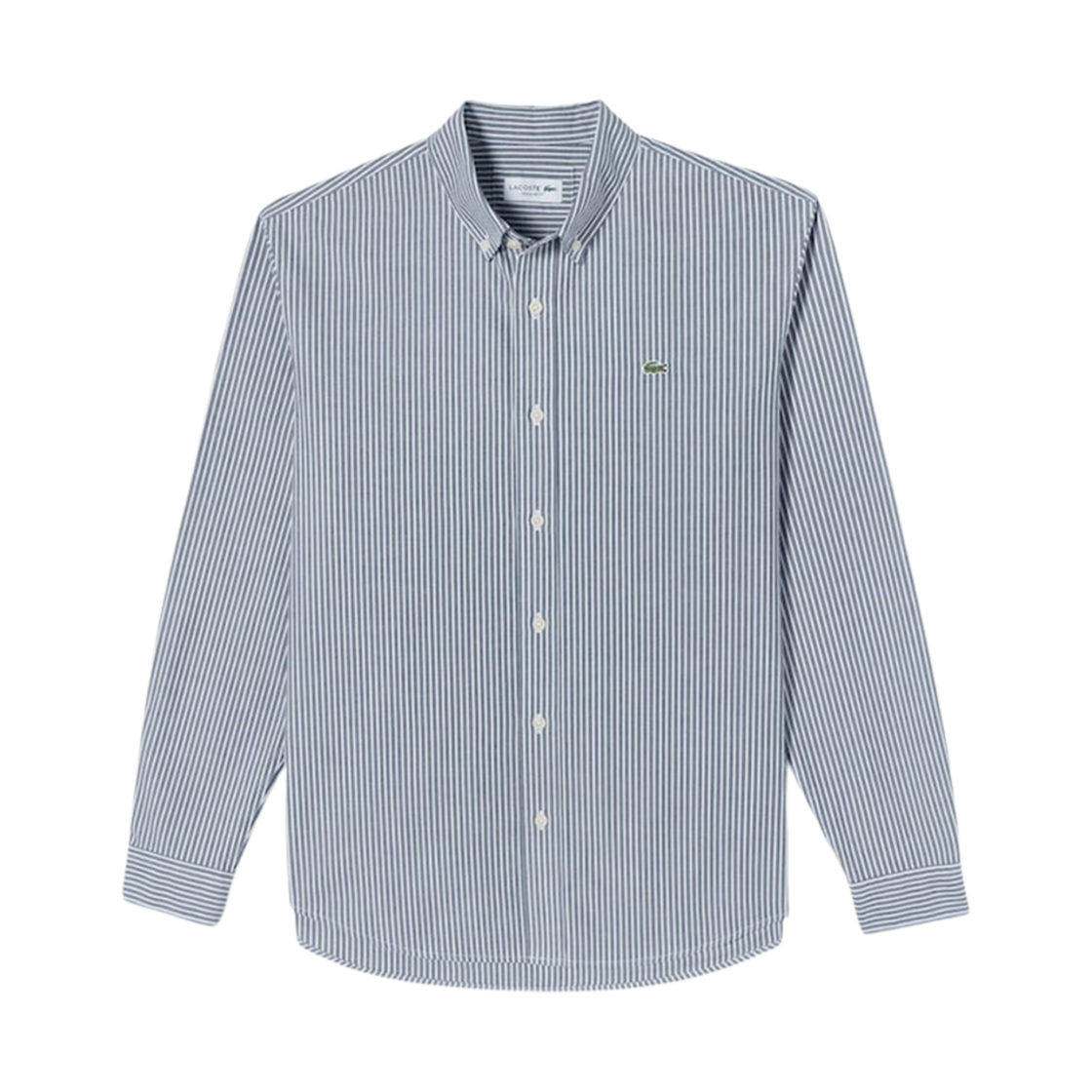 라코스테 옥스포드 브러쉬드 스트라이프 셔츠 네이비 블루(Lacoste Oxford Brushed Stripe Shirt Navy Blue) - 1