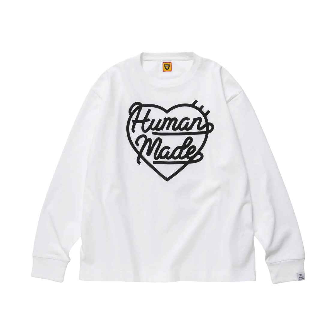 휴먼 메이드 하트 롱슬리브 티셔츠 화이트(Human Made Heart L/S T-Shirt White) - 1