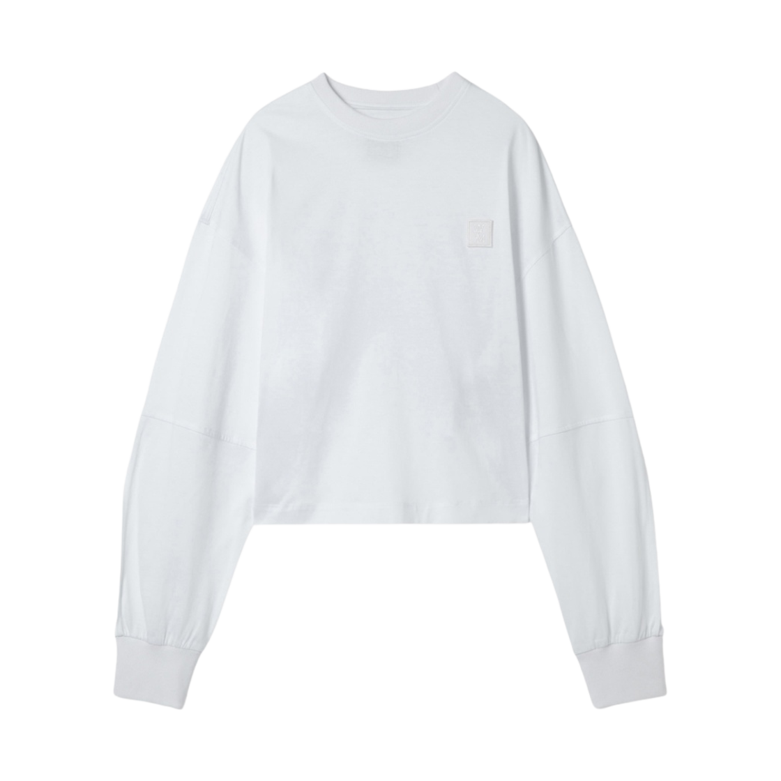 (W) 우영미 코튼 크롭 티셔츠 화이트 - 22FW((W) Wooyoungmi Cotton Cropped T-Shirt White - 22FW) - 1