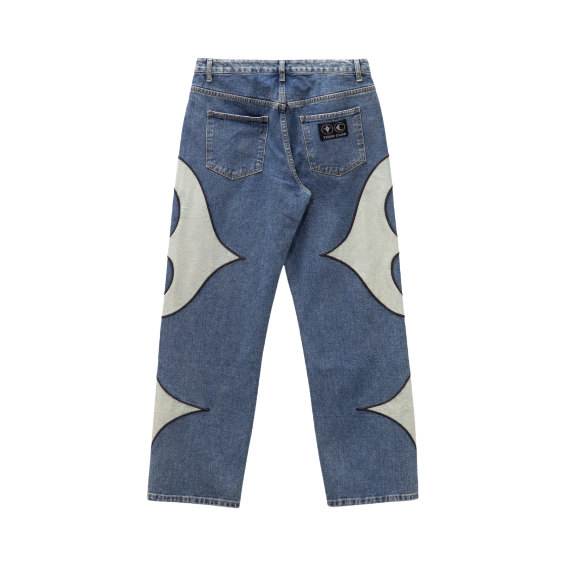 떠그 클럽 레더 워싱 팬츠 데님 - HBX 한정(Thug Club Leather Washing Pants Denim - HBX Exclusive) - 2
