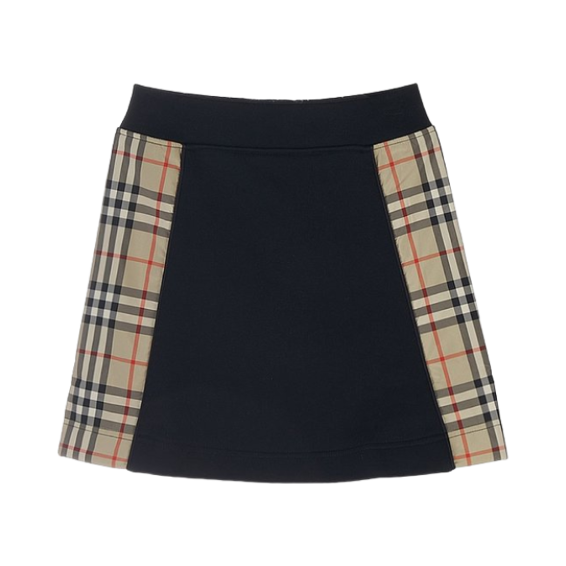 8061441 (Kids) Burberry Vintage Check Panel Skirt Black
