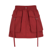KYO Women Swallow Cargo Mini Skirt Red