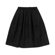 Ohesio Balloon Banding Midi Skirt Black
