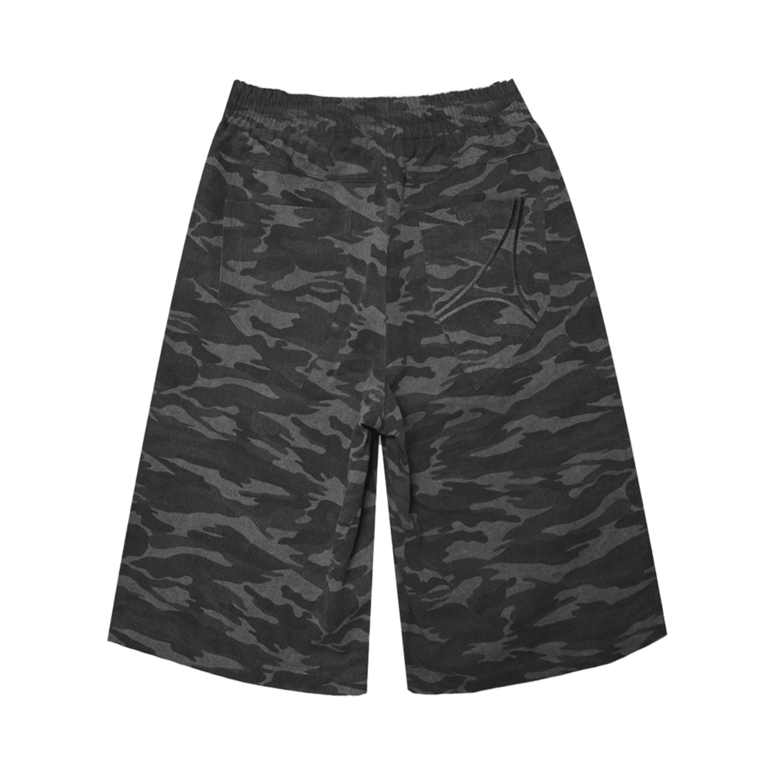 하이파이 사운드 레퍼런스 카모 하프 팬츠 카키(Hifi Sound Reference Camo Half Pants Khaki)
