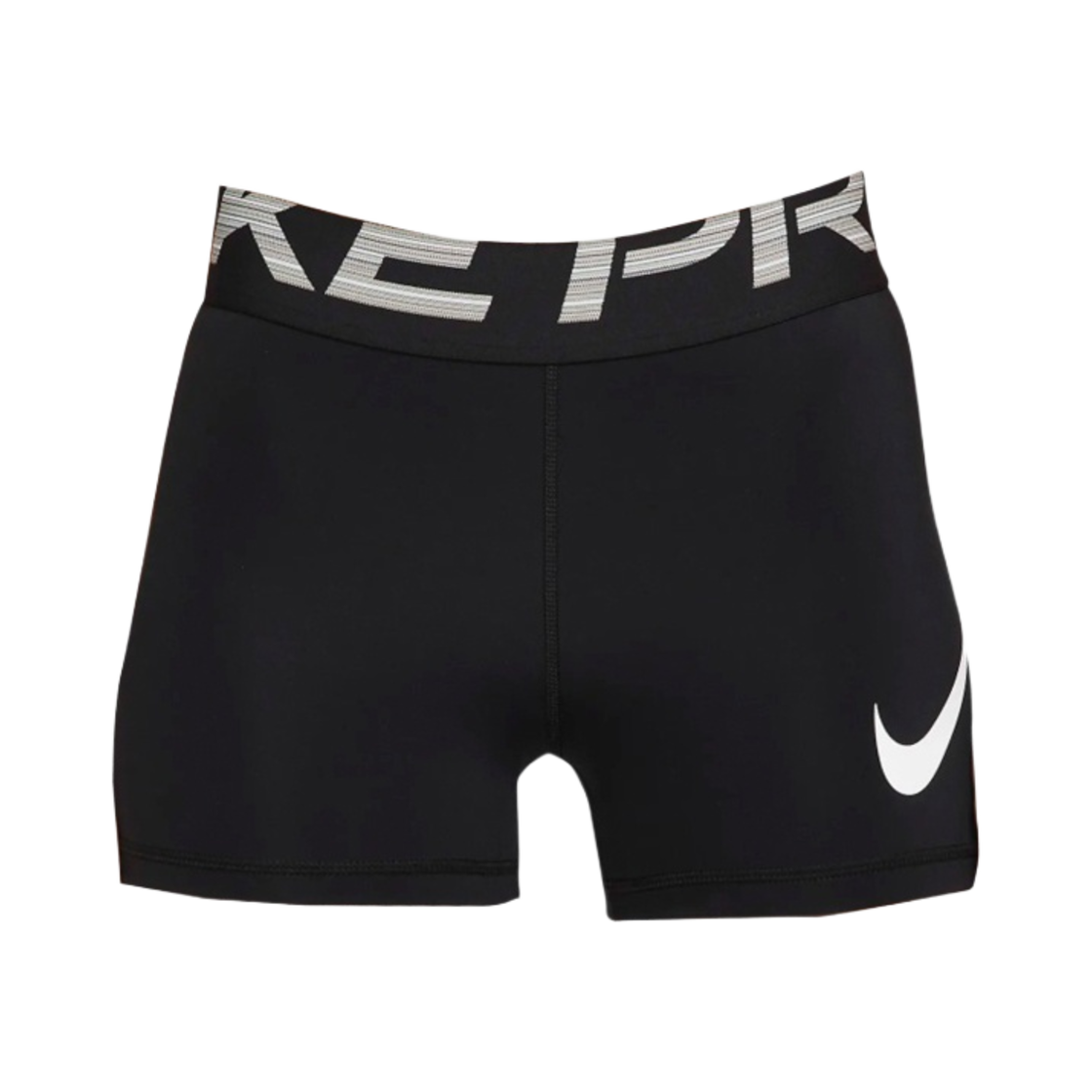 (W) 나이키 프로 드라이핏 그래픽 트레이닝 3인치 쇼츠 블랙