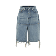 Thug Club Double Knee Denim Shorts Denim