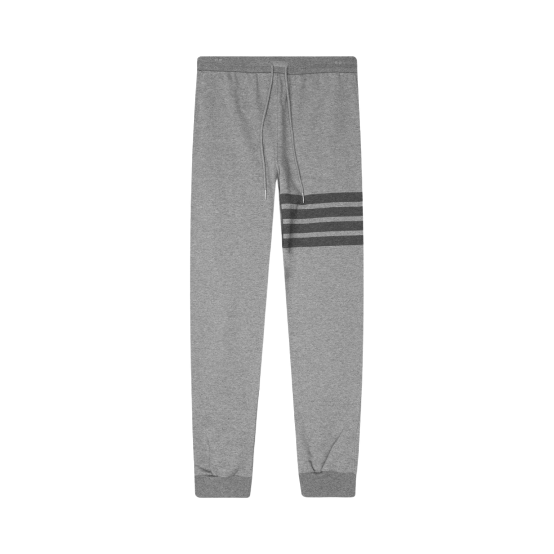 톰브라운 코튼 루프백 토날 사선 스웨트팬츠 미디움 그레이(Thom Browne Cotton Loopback Tonal 4-Bar Sweatpants Medium Grey)