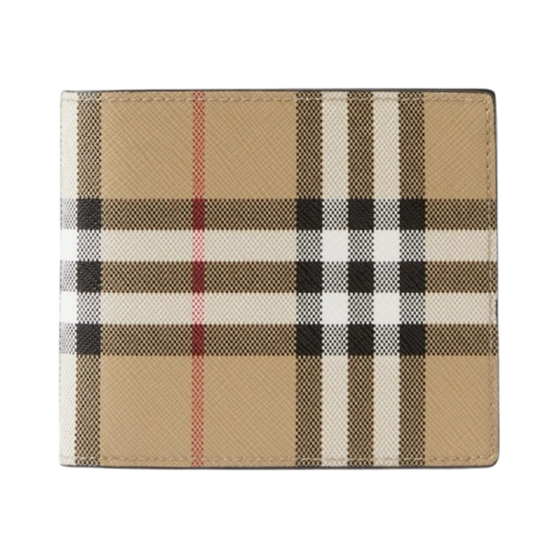 버버리 ID 카드 케이스 반지갑 아카이브 베이지(Burberry Bifold Wallet with ID Card Case Archive Beige) - 1