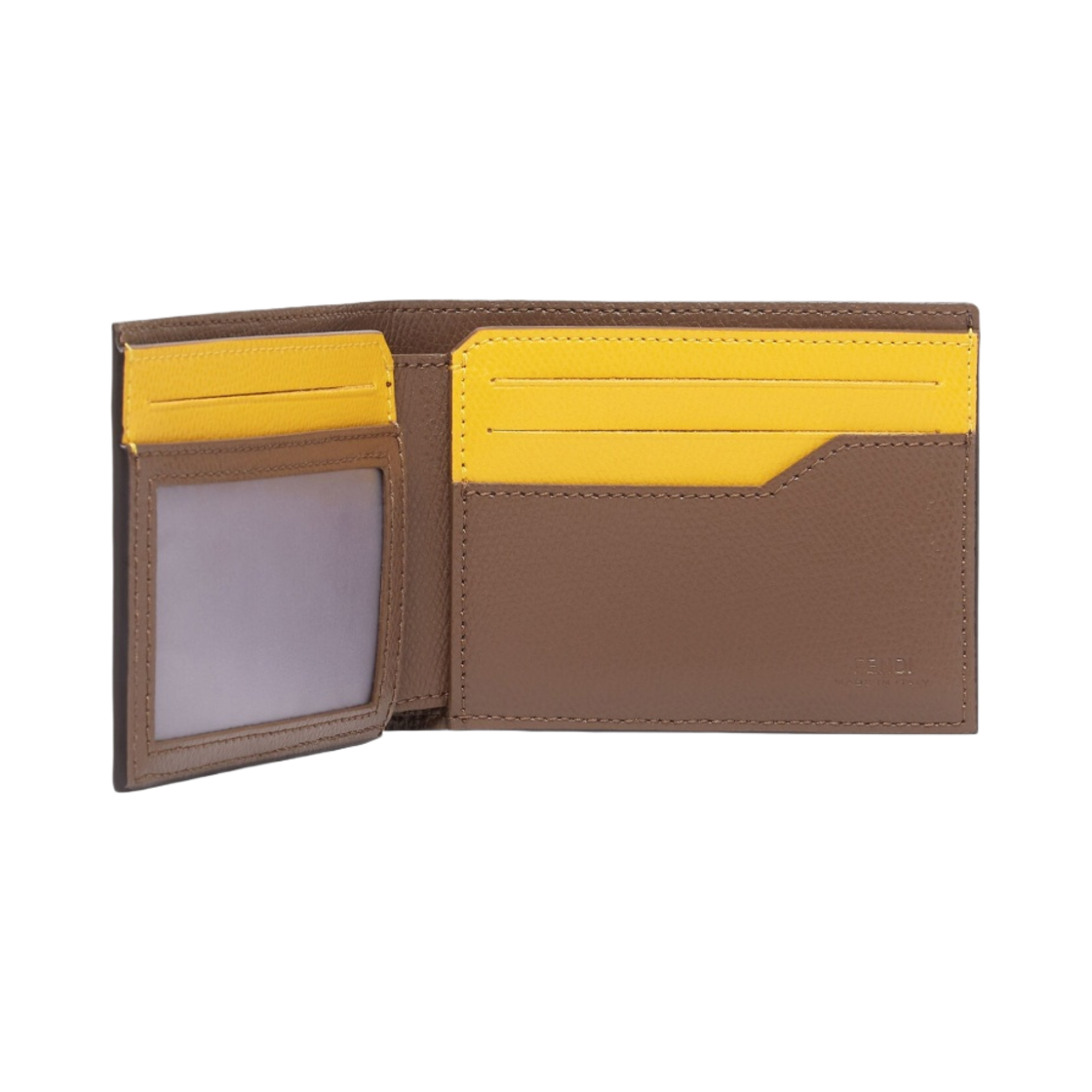펜디 패브릭 뱅크노트 컴파트먼트 반지갑 브라운(Fendi Fabric Banknote Compartment Bi-Fold Wallet Brown) - 2