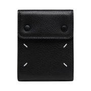Maison Margiela Snap Closure Bi-Fold Wallet Black
